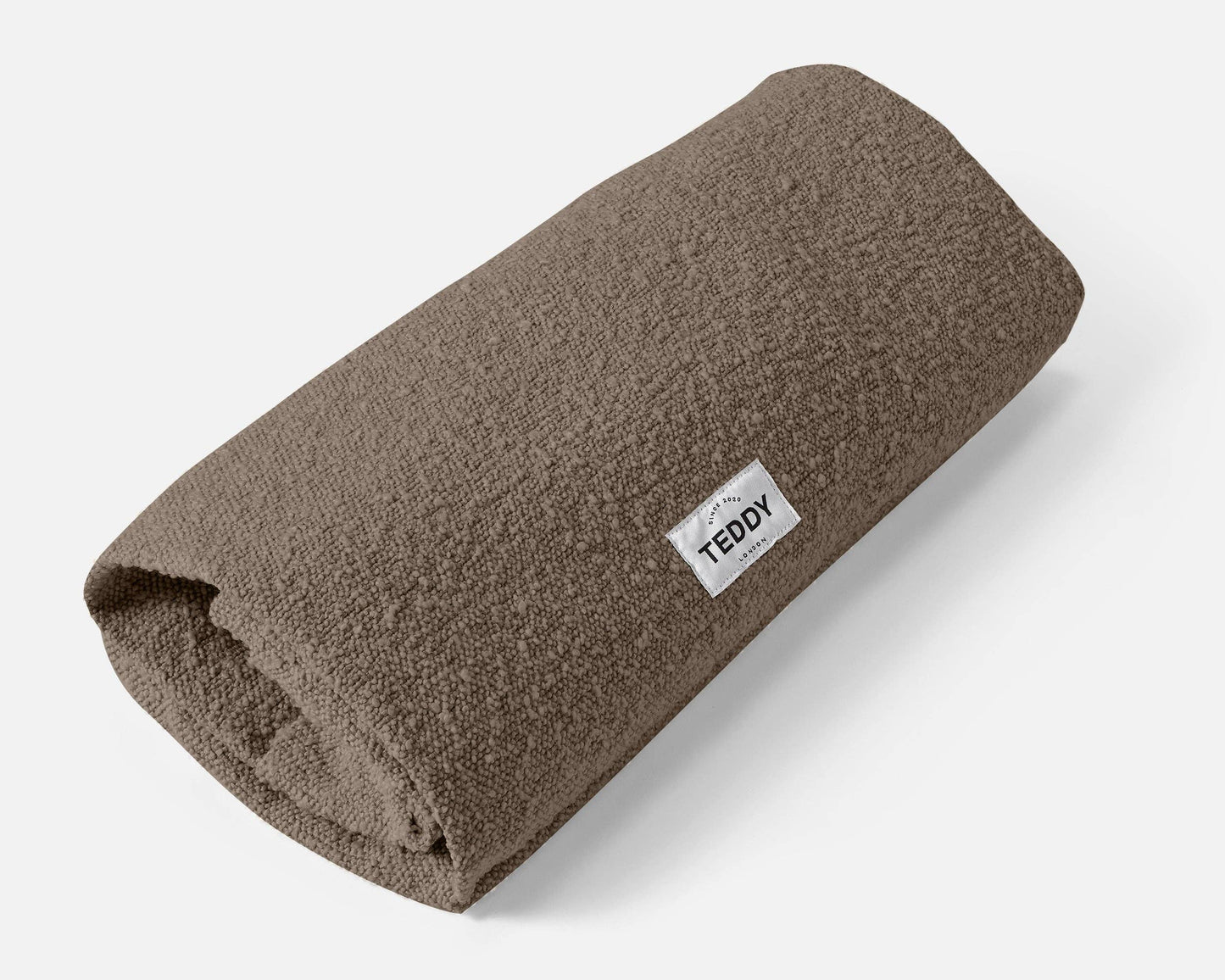 Wechselbezug Bouclé braun für das Hundebett von TEDDY LONDON