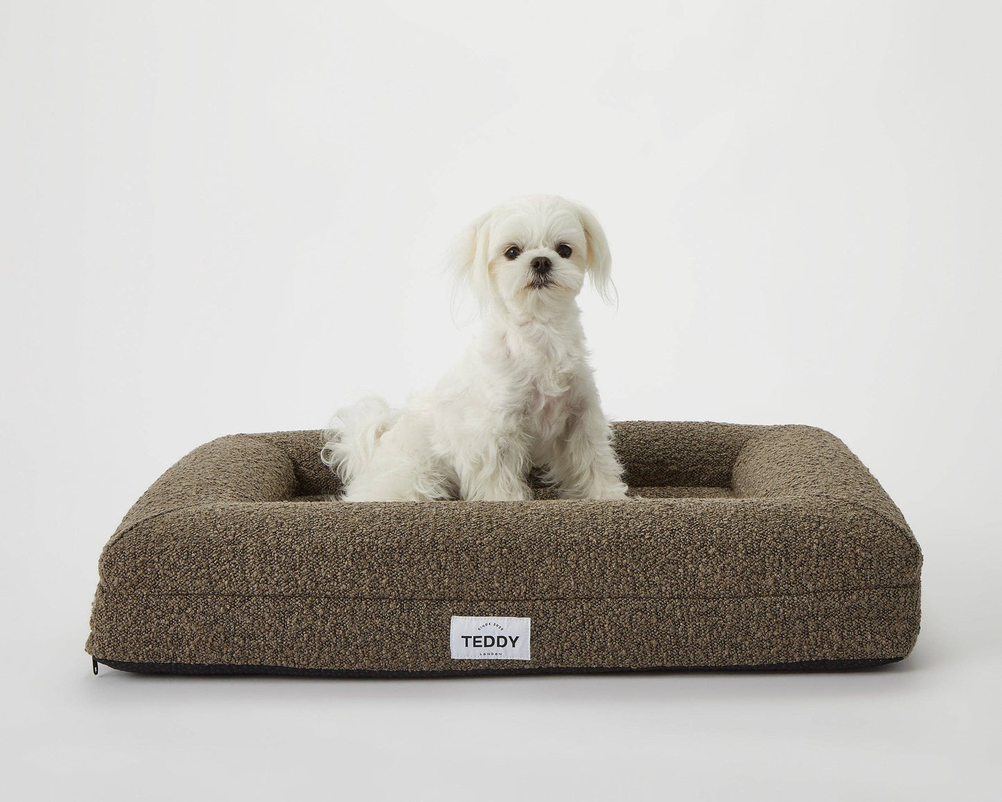 Hundebett Boucle braun
