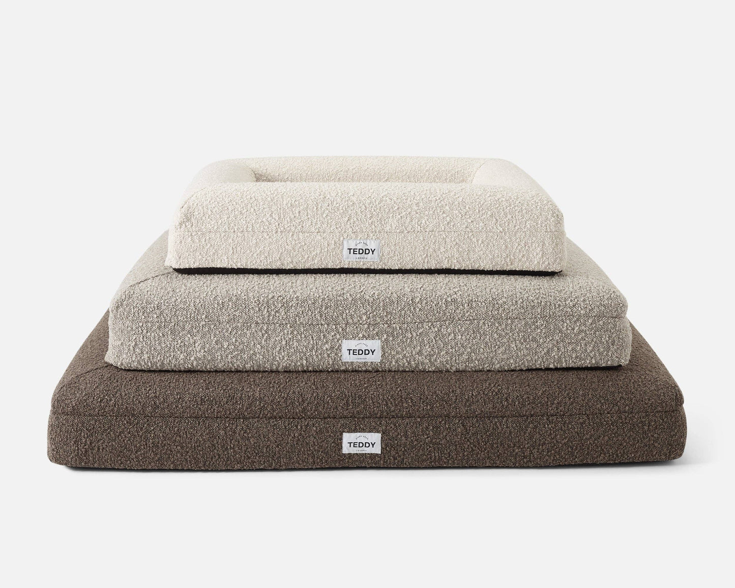 Hundebett Boucle braun