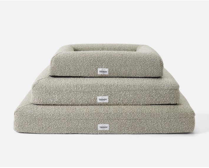 Hundebett Boucle grau