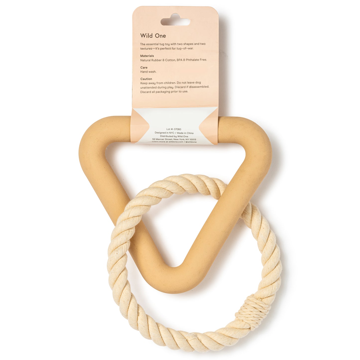 Hundespielzeug Dreieck nude Tauziehspielzeug für deinen Hund