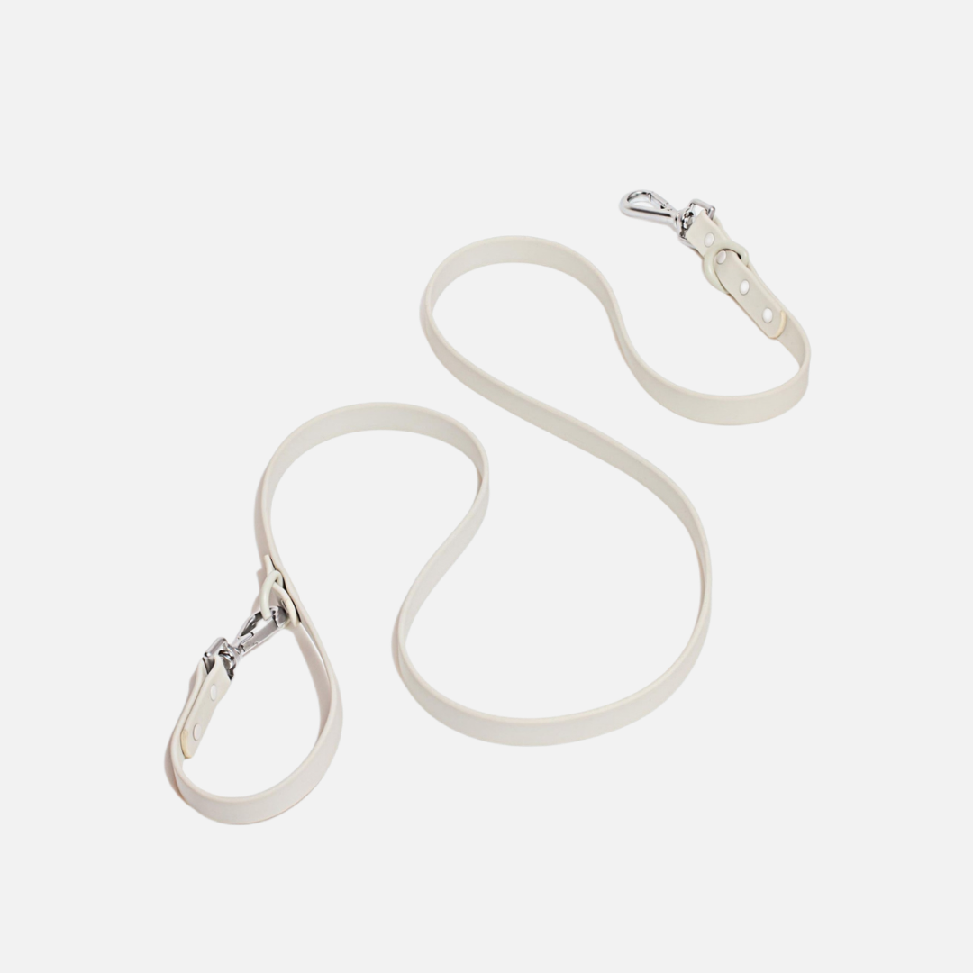 Minimalistische Leine grau
